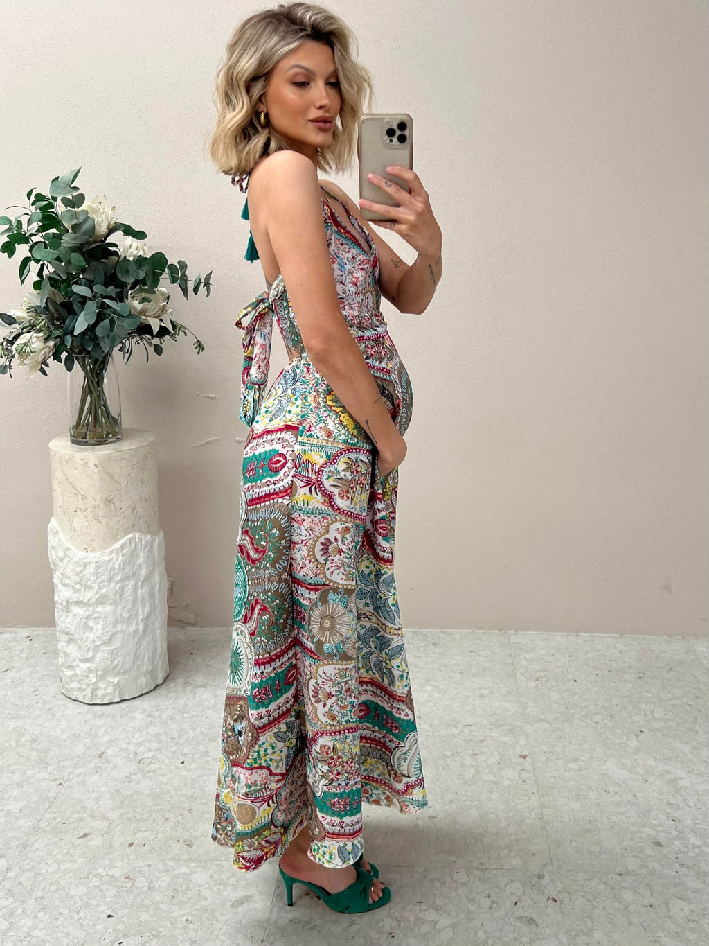 Tie Back Dress - Pria