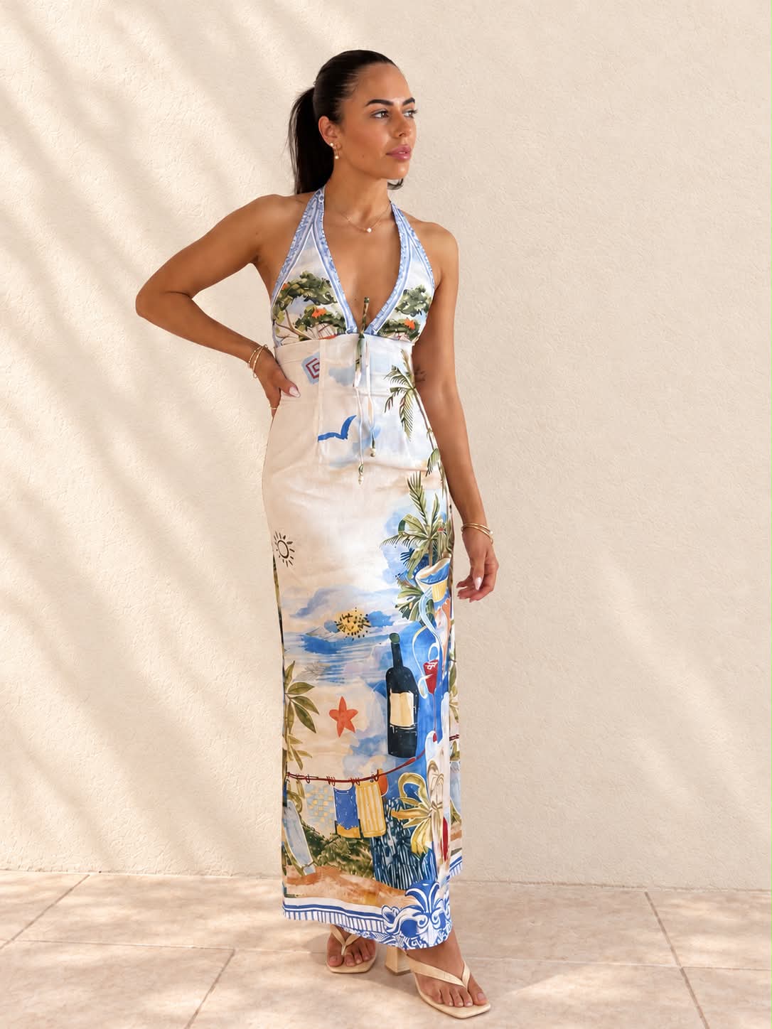 SANTORINI DRIFT MAXI