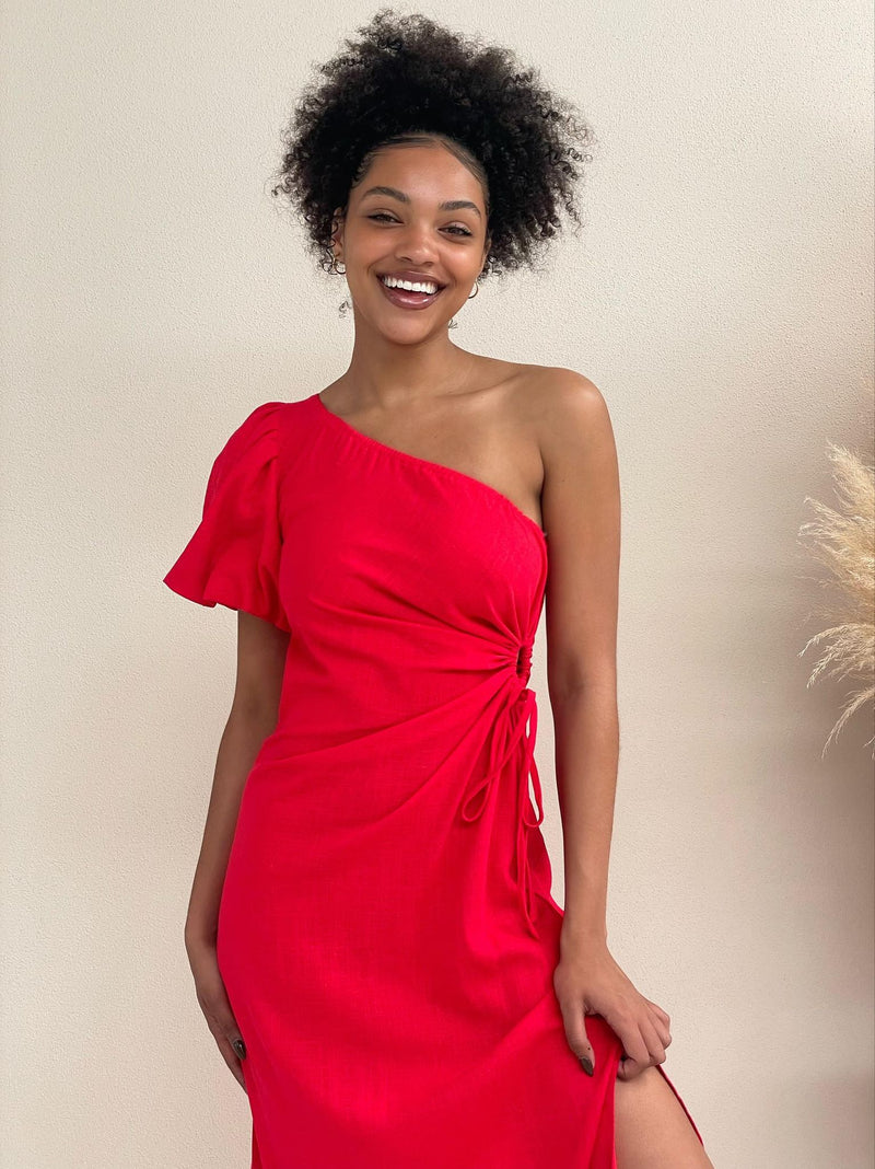 In time Dress - Red