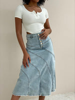 Macey Denim Skirt