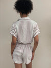 Cheri Shorts - Blush Stripe