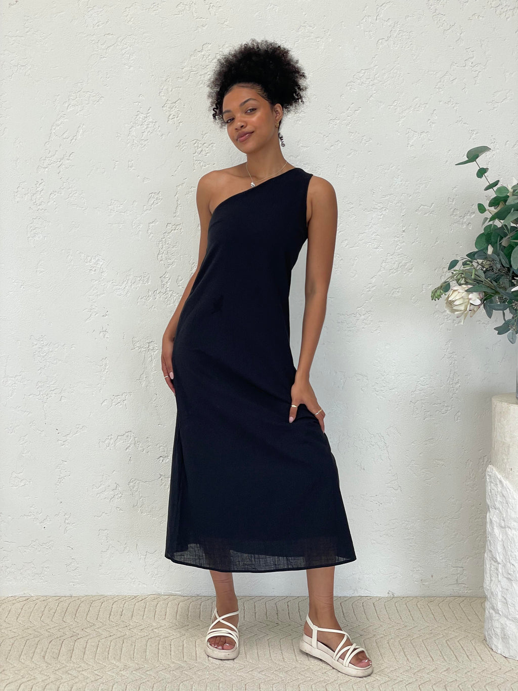 Marissa One Shoulder Maxi Dress
