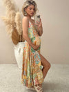 Arabell Dress - Green & Yellow