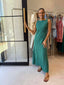 BRANDY MAXI DRESS - FORREST GREEN