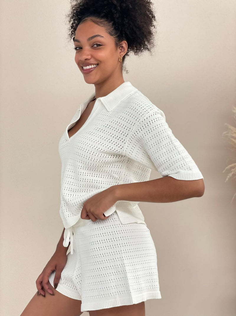 Meadow Crochet Short
