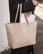 HUDSON TOTE BAG-CROC MALT