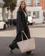 HUDSON TOTE BAG-CROC MALT