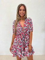 The Bellany Dress - Pink Floral