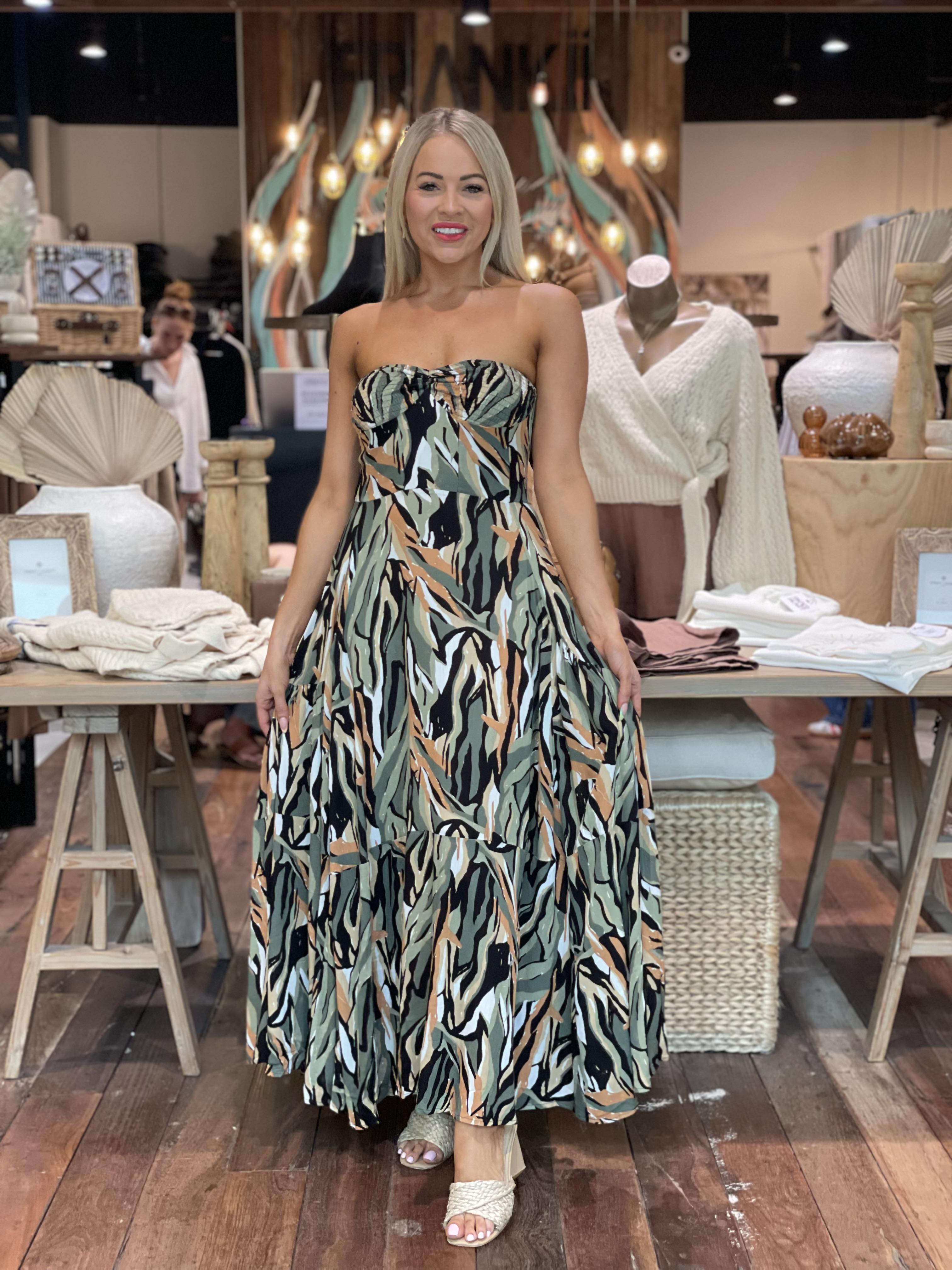 Camo print dress sale