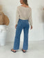 TAPE BOAT KNIT - SAND