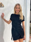 Winnie Shirt Dress - Black
