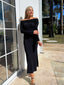 Keeta Maxi Dress - Black