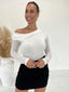 Sidelines L/S Top - White