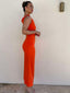 HOLIDAY MODE DRESS - ORANGE