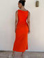 HOLIDAY MODE DRESS - ORANGE