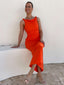HOLIDAY MODE DRESS - ORANGE