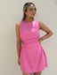 FARROW MINI DRESS - PINK