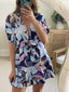 BELLANY DRESS - PURPLE FLORAL