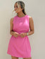FARROW MINI DRESS - PINK
