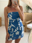 KADARA MINI DRESS - BLUE FLORAL