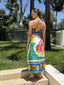 TERESA TIE MIDI DRESS
