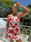 FLORI MINI DRESS - FLORAL