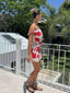 FLORI MINI DRESS - FLORAL