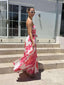 GARDENS STRAPLESS MAXI - PINK