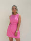 FARROW MINI DRESS - PINK