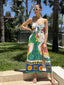 TERESA TIE MIDI DRESS