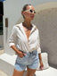 HARRISON BLOUSE - OAT WHITE