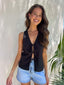 JACKIE VEST - BLACK