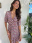 BELLANY DRESS - PINK/YELLOW FLORAL