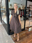 THE FARAH DRESS - CHOC