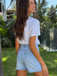 HIGHER LEVEL SHORT - LIGHT BLUE