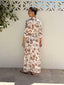 MARLO MAXI - BROWN FLORAL