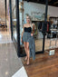 CHLOE CHECKERED SHORT SET