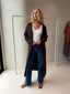 HARBOUR KNIT CARDIGAN-BROWN