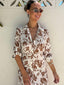 MARLO MAXI - BROWN FLORAL