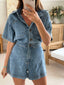 WILLA DENIM PLAYSUIT