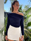 DIANA SPLIT SKORT - WHITE