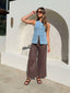 SICILLIAN TOP - LIGHT DENIM