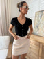SLOANE TOP - BLACK