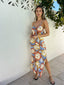 CALLISTA MAXI DRESS - ABSTRACT FLORAL