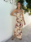 CALLISTA MAXI DRESS - BURGUNDY FLORAL