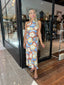JARRAH DRESS - ABSTRACT FLORAL