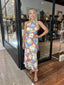 JARRAH DRESS - ABSTRACT FLORAL