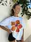 LE FLEUR OVERSIZED TEE - WHITE