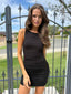 EVIE TWIST MINI DRESS