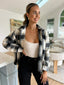 ZITA JACKET - CHARCOAL CHECK